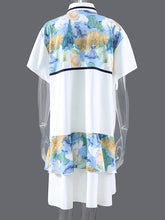 Summer Urban Floral Printed Split-Joint Maxi Dress